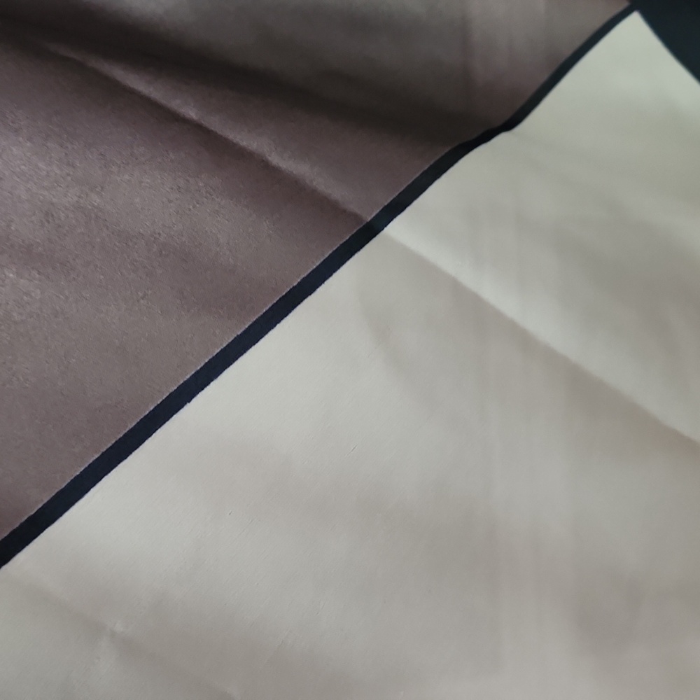 Color Block Silk Scarf-Wrap - Picture 5 of 11